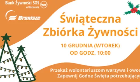 choinka "Świąteczna Zbiórka Żywności"