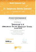 Awards  wi teczna zbi rka  ywno ci 2017   podziekowanie07022018